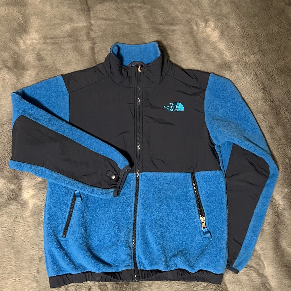The North Face Boy's Black and Blue Jacket